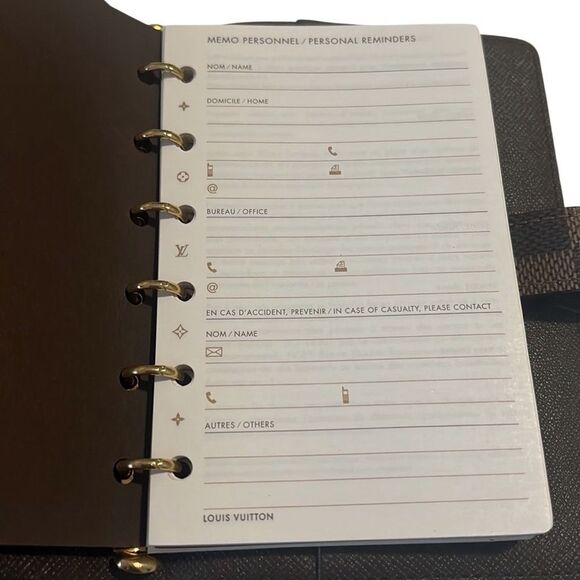 Louis Vuitton Damier PM Agenda Full Inclusion Excellent Condition - Picture 14 of 16